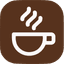 Simple Coffee Counter Icon