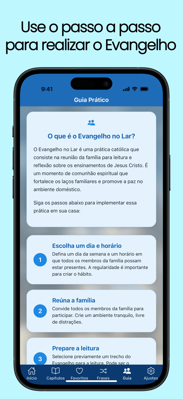 Evangelho App Screenshot 1